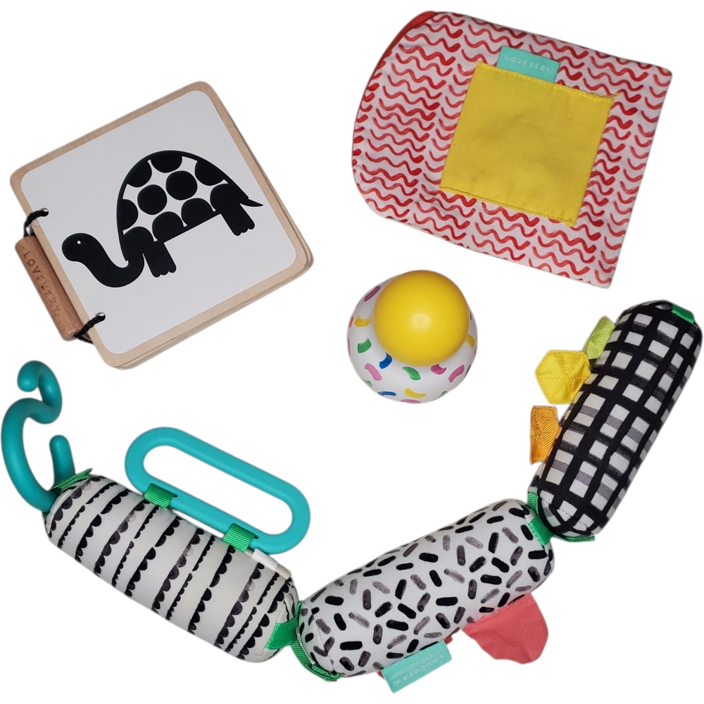 Lovevery 4 Piece Bundle Baby 0 To 6 Months